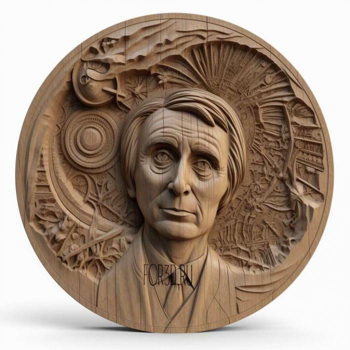 carl sagan 4 stl model for CNC